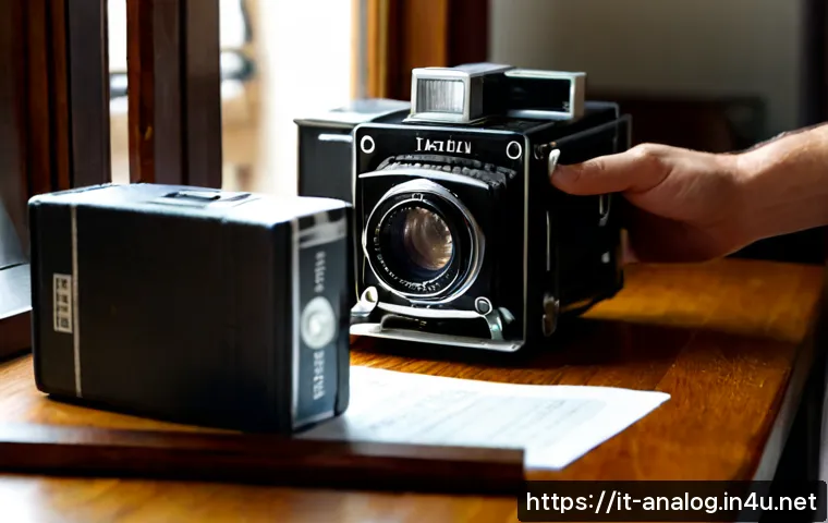 필름 카메라 사용법 - Photorealistic instructional-style scene of an Italian adult carefully loading a 35mm film roll into...